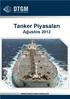 Tanker Piyasaları Ağustos 2012 nalizleri