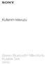 Kullanım kılavuzu. Stereo Bluetooth Mikrofonlu Kulaklık Seti SBH80