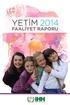 YETİM 2014 FAALİYET RAPORU