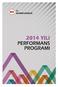 2014 YILI PERFORMANS PROGRAMI