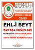 EHL-İ BEYT KUTSAL IŞIĞIN ADI