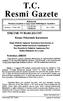 T.C. Resmî Gazete. Başbakanlık Mevzuatı Geliştirme ve Yayın Genel Müdürlüğünce Yayımlanır. Kanun Hükmünde Kararname