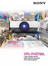 VPL-FHZ700L. Yıllara meydan okuyan kalite. Dünyanın en parlak 3LCD lazer projektörü