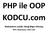 PHP ile OOP KODCU.com