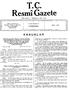 T.C. Resmî Gazete KANUNLAR ÇARŞAMBA. Tesis tarihi: 7 Teşrinievvel 1336-192ü SAYI: 4120