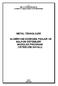 METAL TEKNOLOJİSİ ALÜMİNYUM DOĞRAMA PANJUR VE BALKON SİSTEMLERİ MODÜLER PROGRAMI (YETERLİĞE DAYALI)