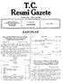 T.C. Resmî. Gazete Kuruluş tarihi: 7 Ekim 1336-1920 KANUNLAR PAZARTESİ. Sayı: 8013 21 OCAK 1952