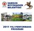 Samsun Büyükşehir Belediyesi 2011 Yılı Performans Programı