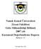Namık Kemal Üniversitesi Ziraat Fakültesi Gıda Mühendisliği Bölümü 2007 yılı Kurumsal Değerlendirme Raporu Sürüm no. 1.0
