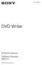 4-138-183-31(1) DVD Writer. Kullanım kılavuzu DVDirect Express VRD-P1. 2008 Sony Corporation