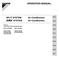 OPERATION MANUAL. Air Conditioners FXUQ100AVEB. MODELS (4-Way Blow Ceiling Suspended type) English. Deutsch. Français. Español. Italiano.