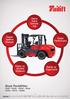 Dizel Forkliftler FD18 - FD25 - FD30 - FD35 FD50 - FD70 - FD100. Geniş Satış Sonrası Ağı. Düşük İşletme Maliyeti. Güçlü Performans