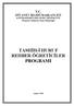 T.C. DİYANET İŞLERİ BAŞKANLIĞI EĞİTİM HİZMETLERİ GENEL MÜDÜRLÜĞÜ (Program Geliştirme Daire Başkanlığı) TASHİH-İ HURUF REHBER ÖĞRETİCİLER PROGRAMI