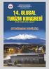 iii 14. ULUSAL TURİZM KONGRESİ BİLDİRİLER KİTABI 05-08 Aralık 2013, KAYSERİ