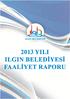 2012 Yılı Ilgın Belediyesi Faaliyet Raporu 1