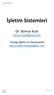 İşletim Sistemleri. İşletim Sistemleri. Dr. Binnur Kurt binnur.kurt@gmail.com. Omega Eğitim ve Danışmanlık http://www.omegaegitim.com.