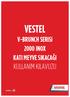 VESTEL V-BRUNCH SERiSi 2000 INOX KATI MEYVE SIKACAĞI