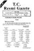 T.C. Resmî Gazete. Başbakanlık Mevzuatı Geliştirme ve Yayın Genel Müdürlüğünce Yayımlanır. 6 Kasım 1998 CUMA. Tüzük