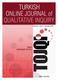 Turkish Online Journal of Qualitative Inquiry (TOJQI) Volume 7, Issue 1, January 2016: / Cilt 7, Sayı 1, Ocak 2016