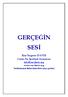 GERÇEĞĠN SESĠ. Roy Eugene DAVIS. Center For Spiritual Awareness info@csa-davis.org www.csa-davis.org. Truth Journal ġubat-mart 2014 sayısı çevirisi