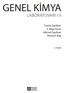 GENEL KİMYA LABORATUVARI I-II. Funda Sayılkan F. Bilge Emre Hikmet Sayılkan Hüseyin Bağ. 5. Baskı