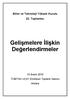 Bilim ve Teknoloji Yüksek Kurulu 22. Toplantısı Gelişmelere İlişkin Değerlendirmeler