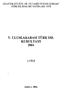 V. ULUSLARARASI TÜRK DİL KURULTAYI