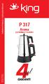 P 317 Aroma Çay Makinesi / Tea Maker