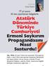 Atatürk Döneminde Türkiye Cumhuriyeti Ermeni Soyk r m Propagandas n Nas l Susturdu?