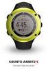 SUUNTO AMBIT2 2.0 KULLANIM KILAVUZU