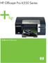 HP Officejet Pro K550 Series. Kullanım Kılavuzu