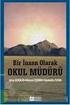 Aytaç Açıkalın Mehmet Şişman Selahattin Turan BİR İNSAN OLARAK OKUL MÜDÜRÜ ISBN 978-605-318-021-0