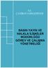 T.C ÇAYIROVA BELEDİYESİ BASIN YAYIN VE HALKLA İLİŞKİLER MÜDÜRLÜĞÜ GÖREV VE ÇALIŞMA YÖNETMELİĞİ