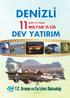 DENİZLİ. T.C. Orman ve Su İşleri Bakanlığı MİLYAR TL'LİK SON13 YILDA. Şubat 2016