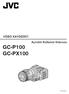 VİDEO KAYDEDİCİ Ayrıntılı Kullanım Kılavuzu GC-P100 GC-PX100
