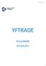 YF TRADE YFTRADE KULLANIM KILAVUZU