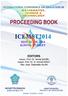 ICEMST 2014 INTERNATIONAL CONFERENCE ON EDUCATION IN MATHEMATICS, SCIENCE & TECHNOLOGY MAY 16 18, 2014 PROCEEDING BOOK