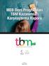 MEB Ders Programları TBM Kazanımları Karşılaştırma Raporu