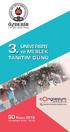 3. ÜNIVERSITE. 30 Nisan 2016. ve MESLEK TANITIM GÜNÜ. Özel Eğitim Öğretim Derneği. Özel Eğitim-Öğretim Derneği YAYINLARI. Özel Eğitim-Öğretim Derneği