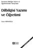 Dilbilgisi Yazımı ve Öğretimi