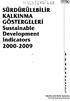 KALKINMA GÖSTERGELERİ Sustainable Development Indicators 2000-2009