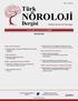 NÖROLOJİ. Türk. Dergisi. Turkish Journal of Neurology. www.tjn.org.tr. Bakış Açısı/Perspective. Olgu Sunumları/Case Reports.