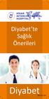 Diyabet te Sağlık Önerileri. Diyabet