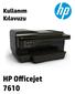 HP Officejet 7610 Wide Format e-all-in- One. Kullanıcı Kılavuzu