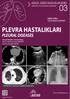 PLEVRA HASTALIKLARI PLEURAL DISEASES GÜNCEL GÖĞÜS HASTALIKLARI SERİSİ. Editör I Editor