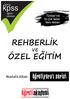 REHBERLİK ÖZEL EĞİTİM