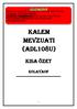 KALEM MEVZUATI (ADL108U)