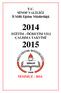T.C. SİNOP VALİLİĞİ İl Milli Eğitim Müdürlüğü EĞİTİM - ÖĞRETİM YILI ÇALIŞMA TAKVİMİ 2015 TEMMUZ - 2014