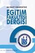 Bayburt Üniversitesi Eğitim Fakültesi Dergisi 2015 Cilt:X, Sayı:I BAYBURT ÜNİVERSİTESİ CİLT: X SAYI:1 HAZİRAN 2015 ISSN:1307-1076 1