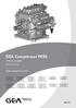 GEA Compressor FK50. Yükleme yönergeleri. Özgün yönergeler tercümesi. 09704-06.2016-Tr